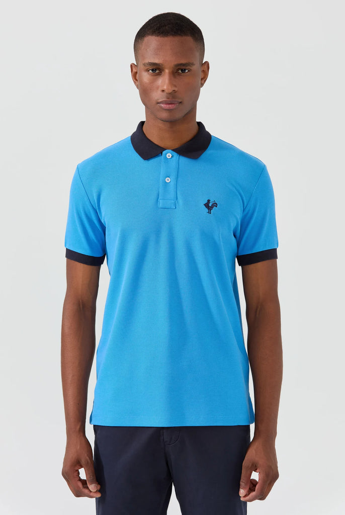 Spencer: Polo Avec Logo de Coq Emblématique Brodé - Marco Frank