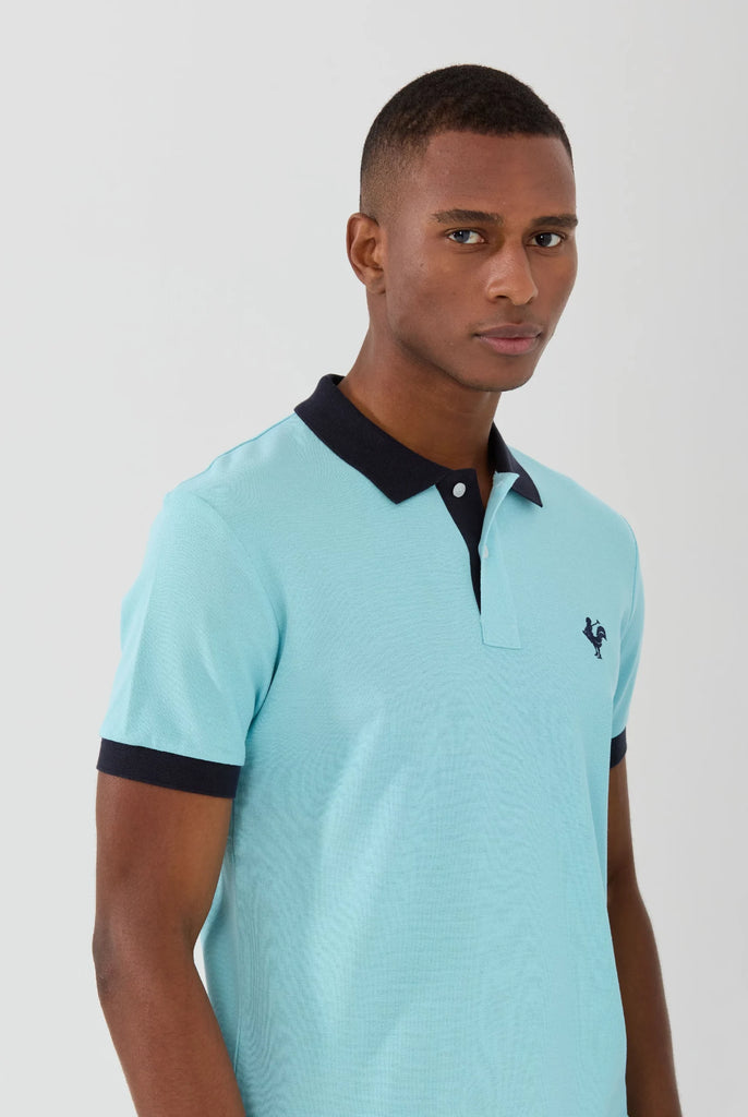 Spencer: Polo Avec Logo de Coq Emblématique Brodé - Marco Frank