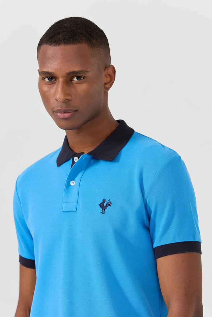 Spencer: Polo Avec Logo de Coq Emblématique Brodé - Marco Frank