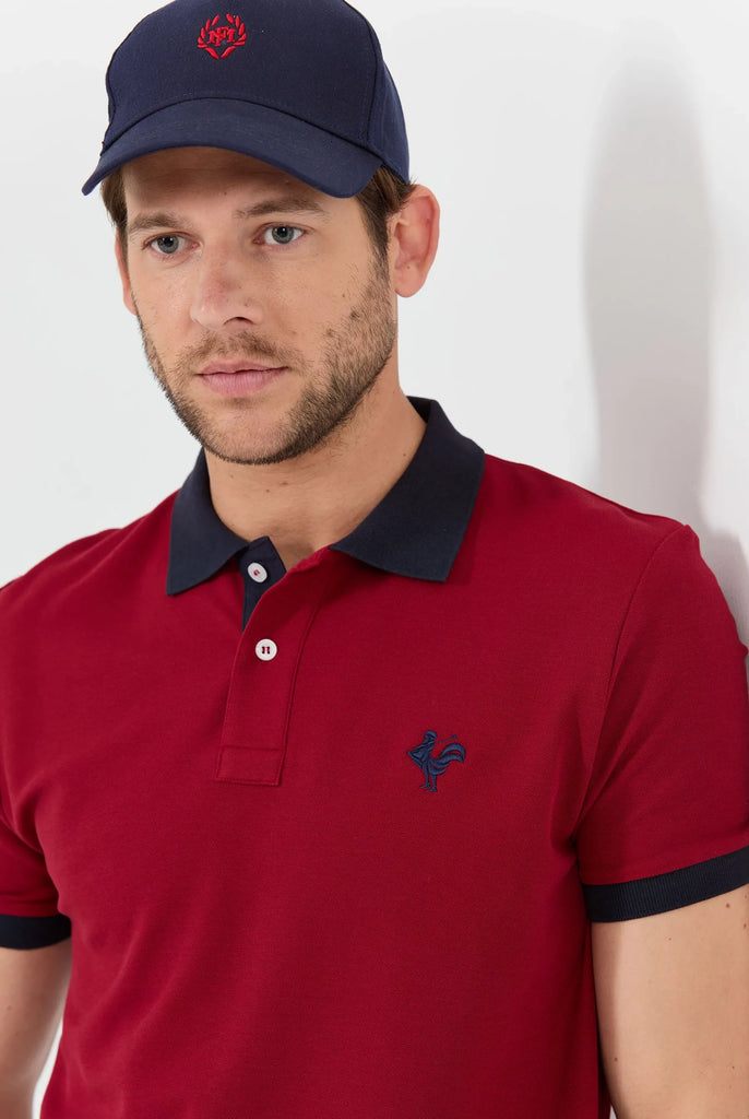 Spencer: Polo Avec Logo de Coq Emblématique Brodé - Marco Frank