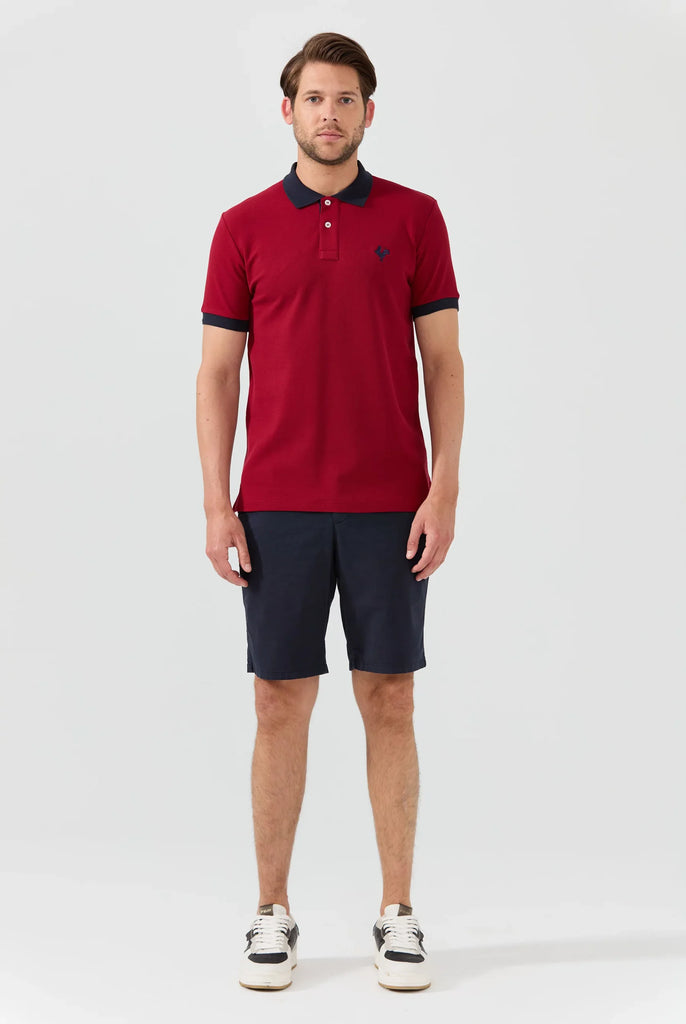 Spencer: Polo Avec Logo de Coq Emblématique Brodé - Marco Frank