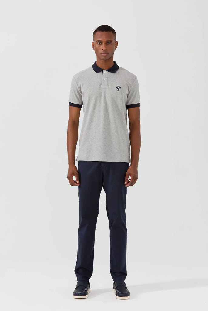 Spencer: Polo Avec Logo de Coq Emblématique Brodé - Marco Frank