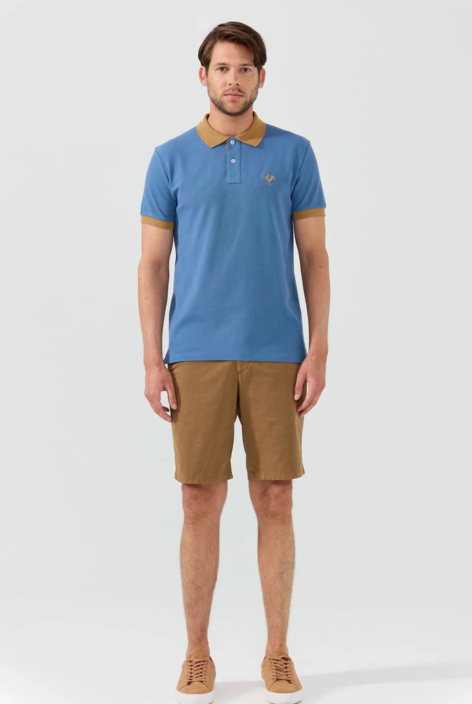 Spencer: Polo Avec Logo de Coq Emblématique Brodé - Marco Frank