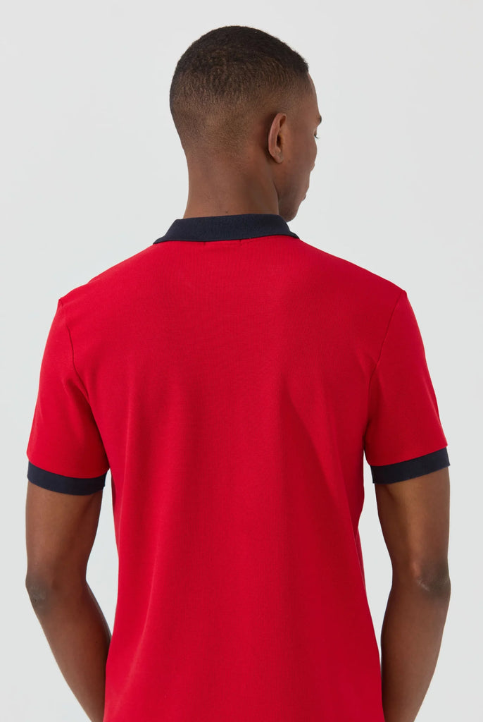 Spencer: Polo Avec Logo de Coq Emblématique Brodé - Marco Frank