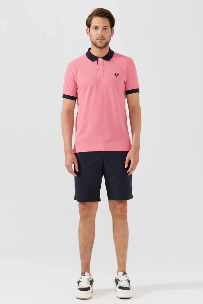 Spencer: Polo Avec Logo de Coq Emblématique Brodé - Marco Frank