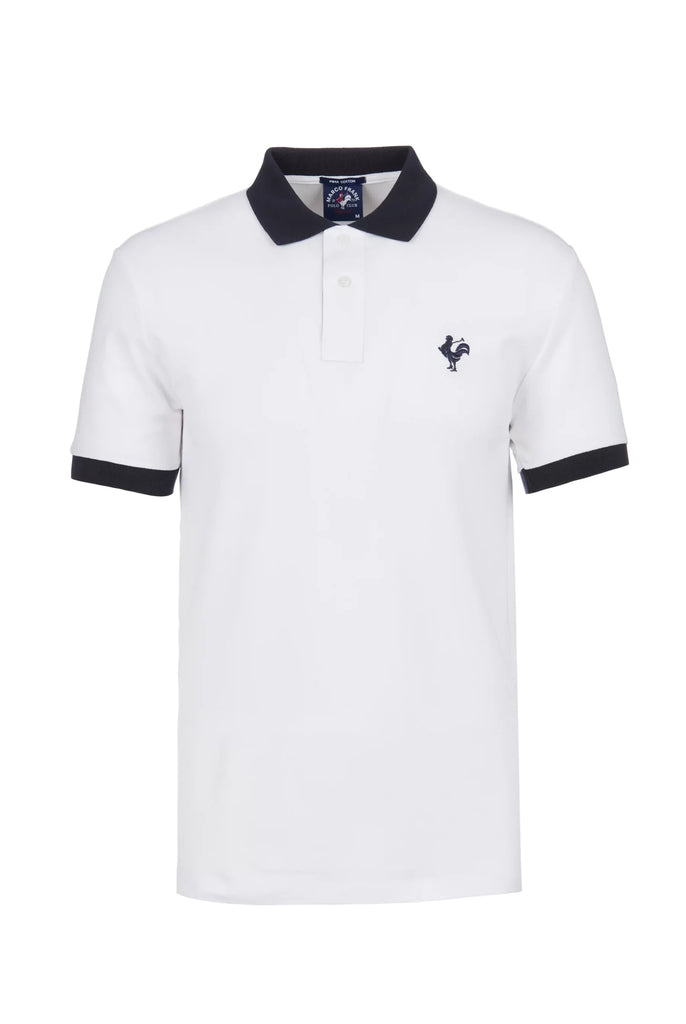 Spencer: Polo Avec Logo de Coq Emblématique Brodé - Marco Frank