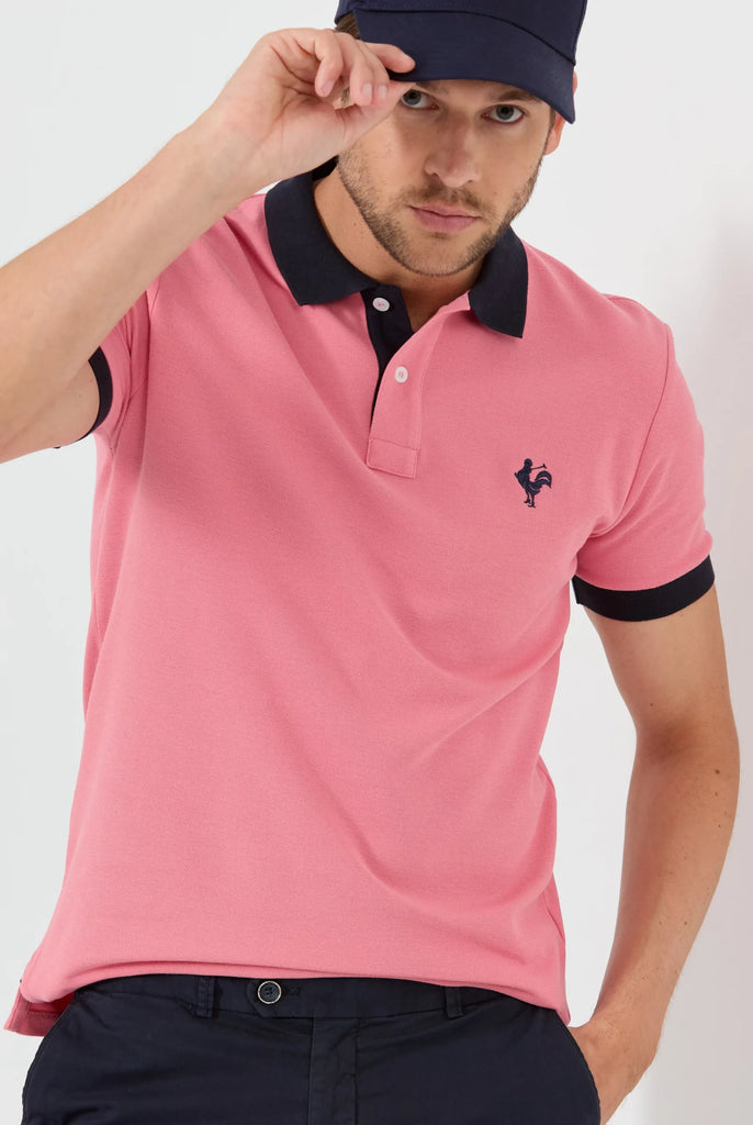 Spencer: Polo Avec Logo de Coq Emblématique Brodé - Marco Frank