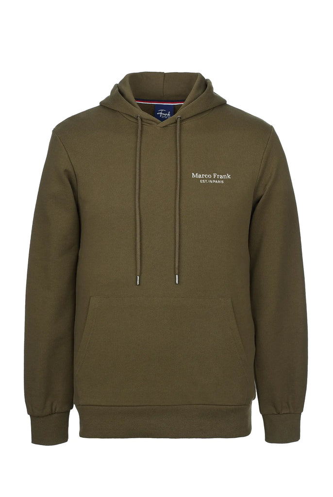 Savoy: Sweat Capuche Avec Logo Brodé - Marco Frank