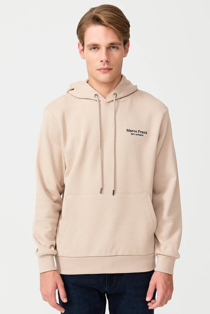 Savoy: Sweat Capuche Avec Logo Brodé - Marco Frank