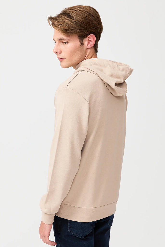 Savoy: Sweat Capuche Avec Logo Brodé - Marco Frank