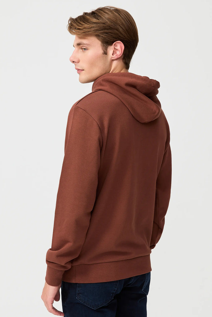 Savoy: Sweat Capuche Avec Logo Brodé - Marco Frank