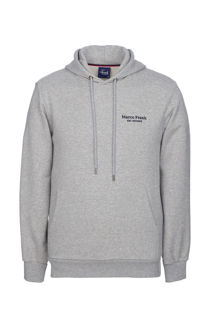 Savoy: Sweat Capuche Avec Logo Brodé - Marco Frank