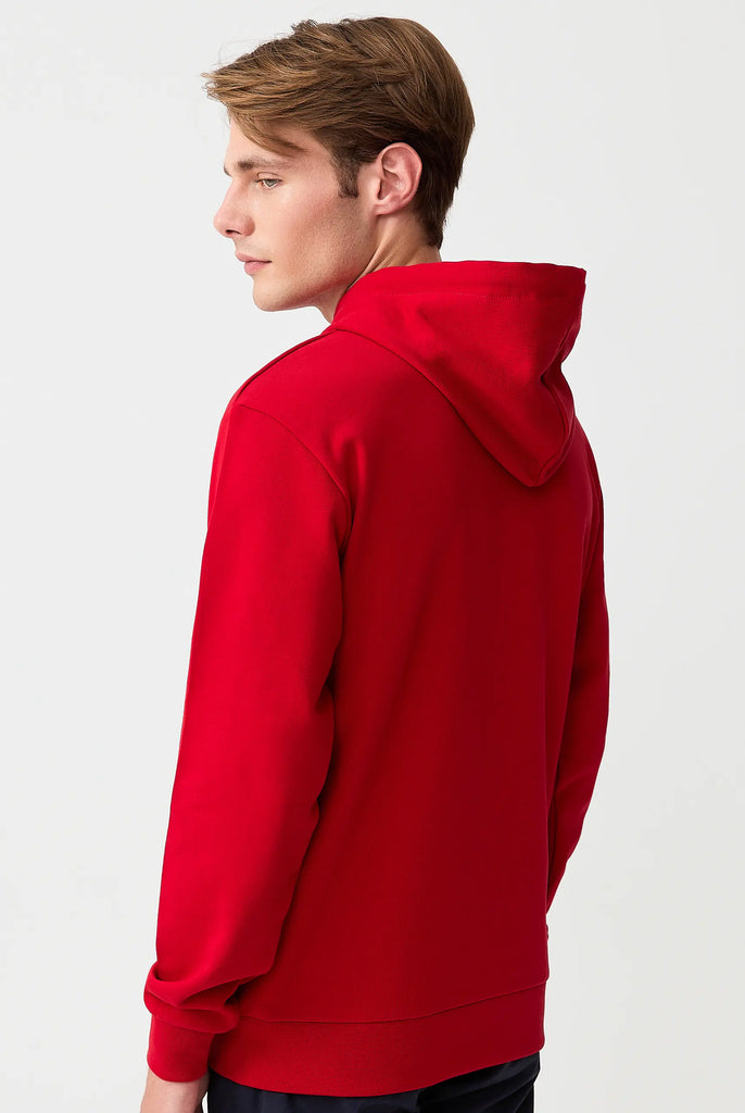 Savoy: Sweat Capuche Avec Logo Brodé - Marco Frank