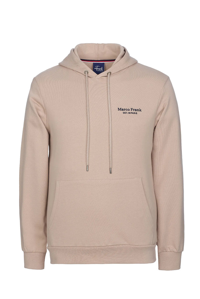 Savoy: Sweat Capuche Avec Logo Brodé - Marco Frank