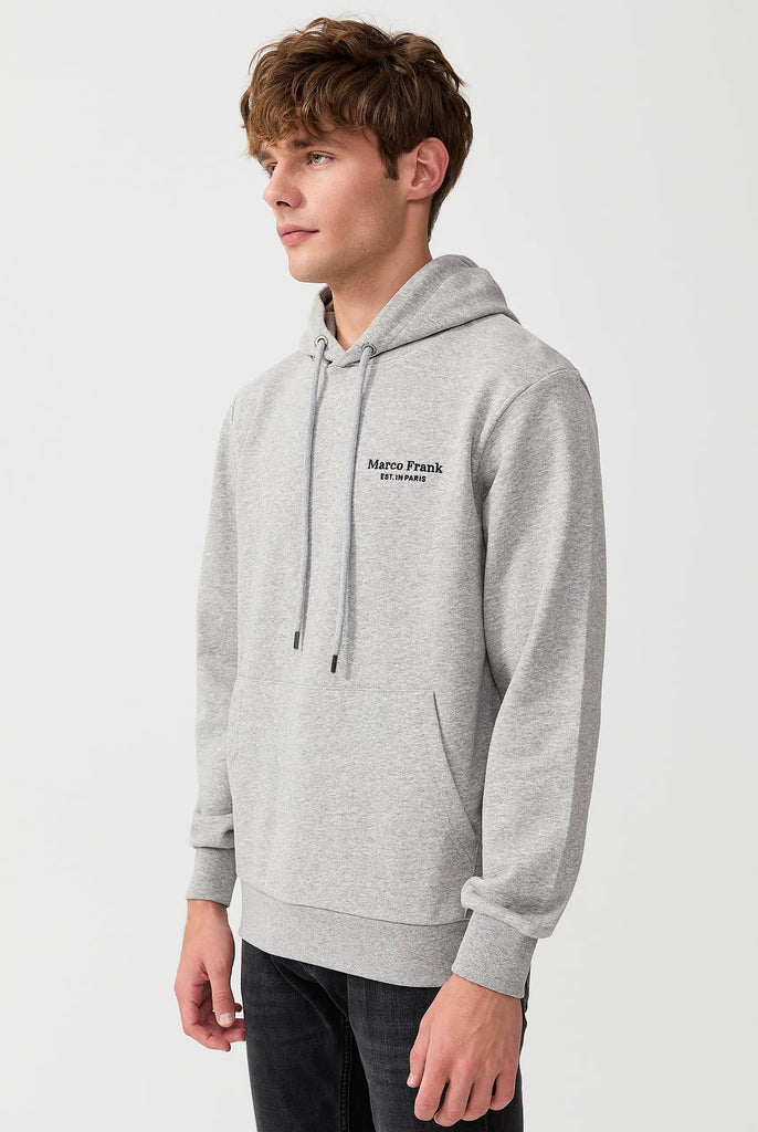 Savoy: Sweat Capuche Avec Logo Brodé - Marco Frank