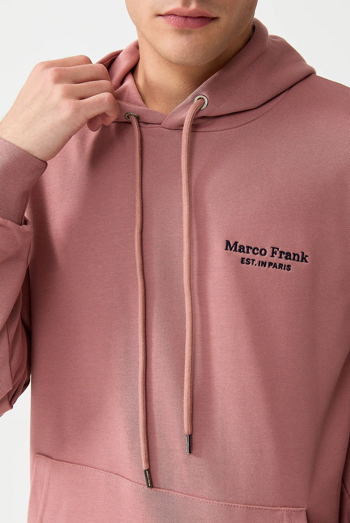 Savoy: Sweat Capuche Avec Logo Brodé - Marco Frank