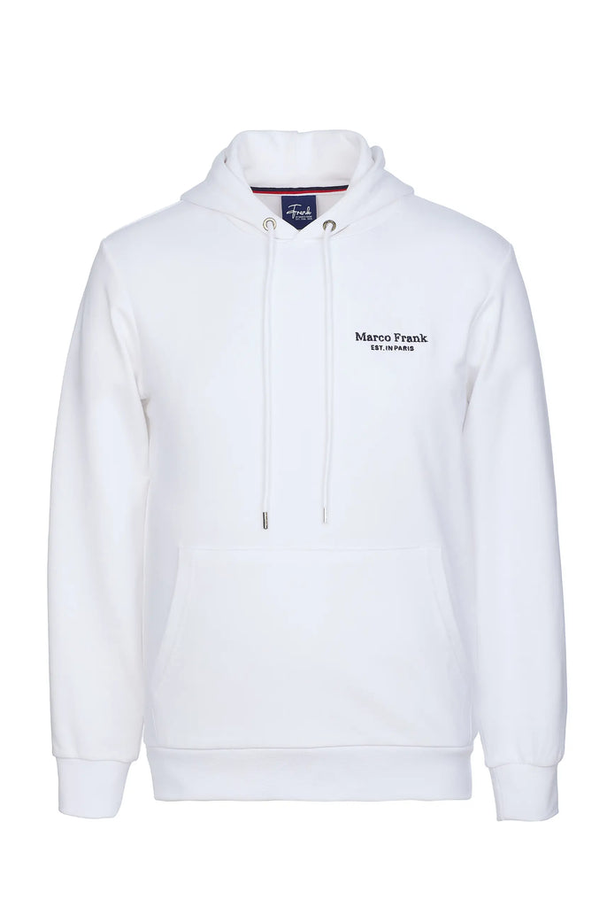 Savoy: Sweat Capuche Avec Logo Brodé - Marco Frank