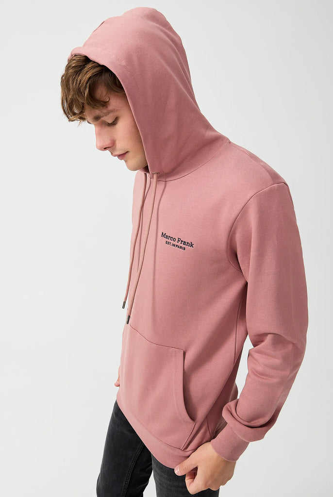 Savoy: Sweat Capuche Avec Logo Brodé - Marco Frank