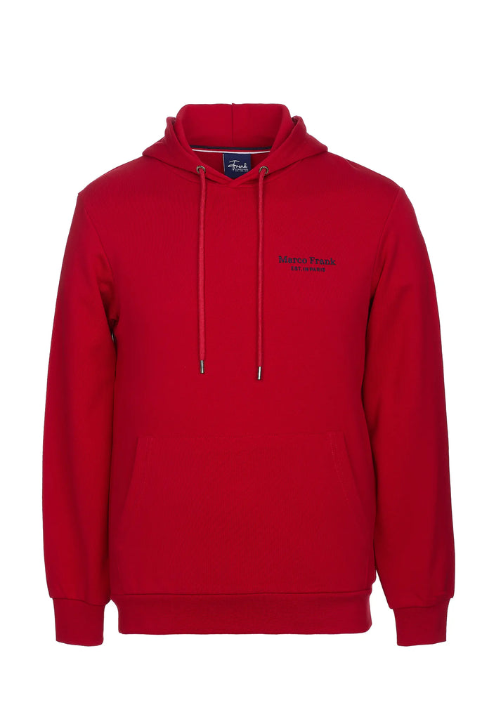 Savoy: Sweat Capuche Avec Logo Brodé - Marco Frank