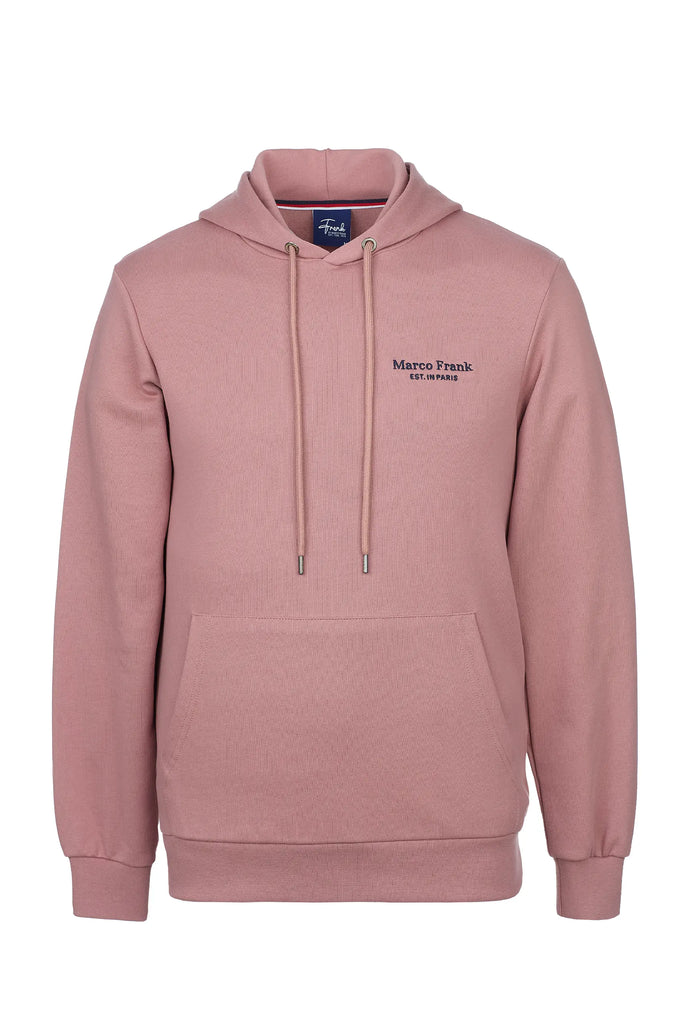 Savoy: Sweat Capuche Avec Logo Brodé - Marco Frank