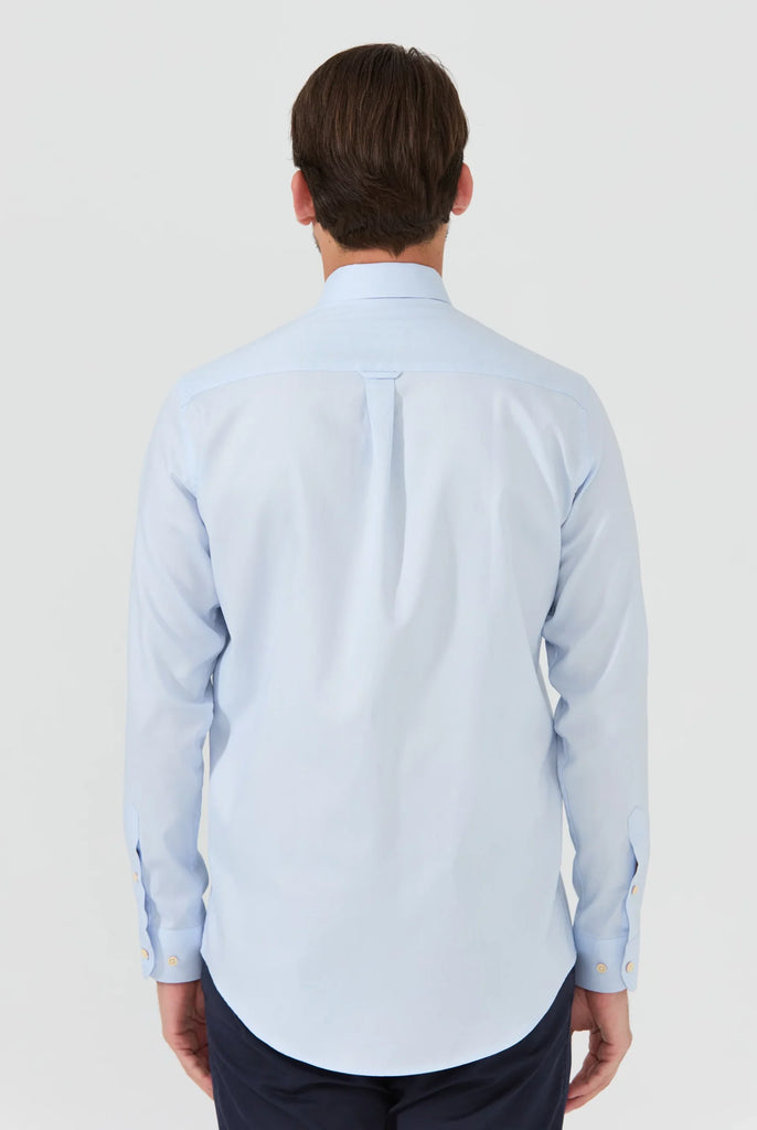 Marco Frank - Cyril: Chemise Oxford Coupe Classique - Bleu