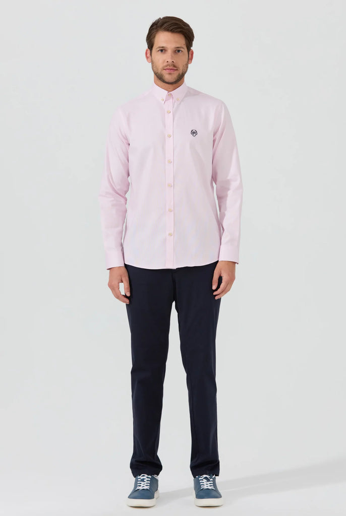 Marco Frank - Cyril: Chemise Oxford Coupe Classique - Soft Pink