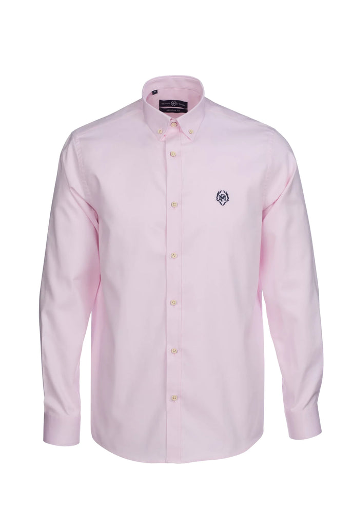 Marco Frank - Cyril: Chemise Oxford Coupe Classique - Soft Pink