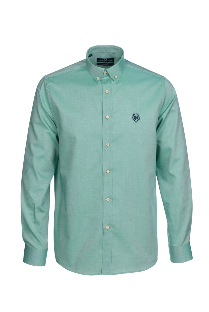 Marco Frank - Cyril: Chemise Oxford Coupe Classique - Green
