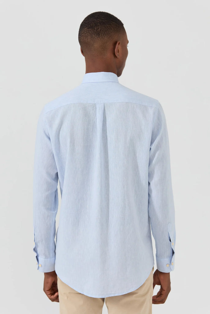 Stéphane: Chemise En Lin Classique à Manches Longues - Marco Frank