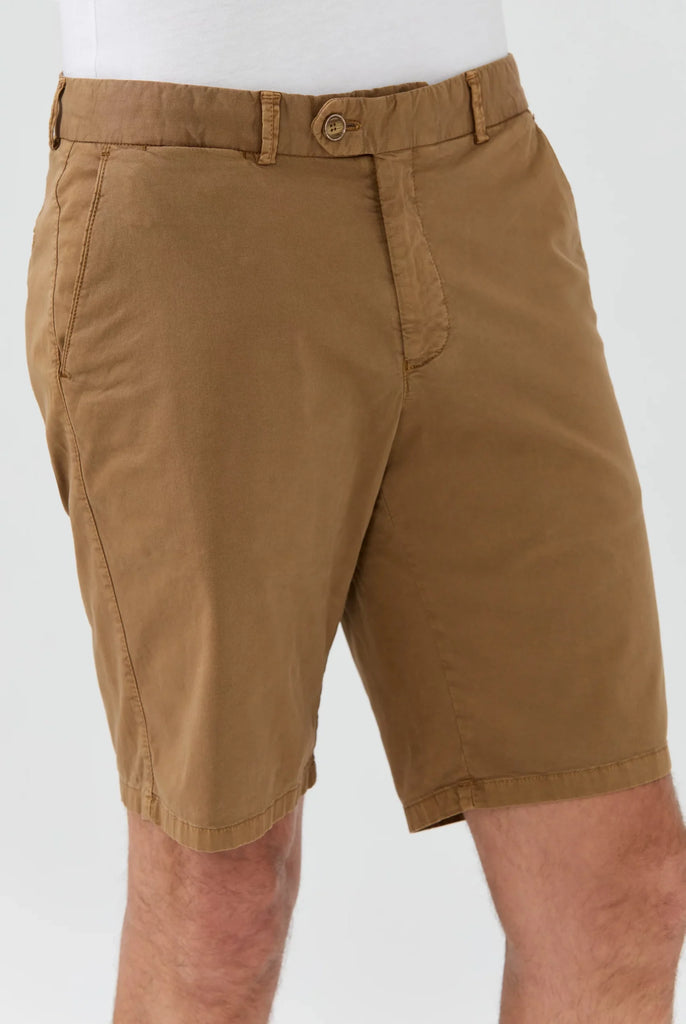 Marco Frank - Barnett: Short Chino Coupe Classique - Brown