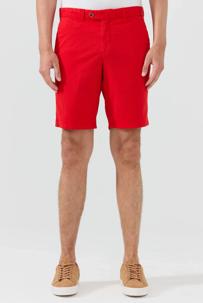 Marco Frank - Barnett: Short Chino Coupe Classique - Rouge