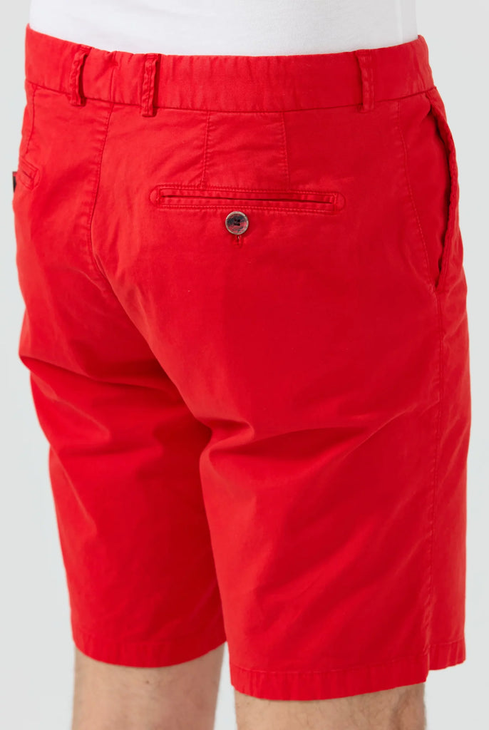Marco Frank - Barnett: Short Chino Coupe Classique - Rouge