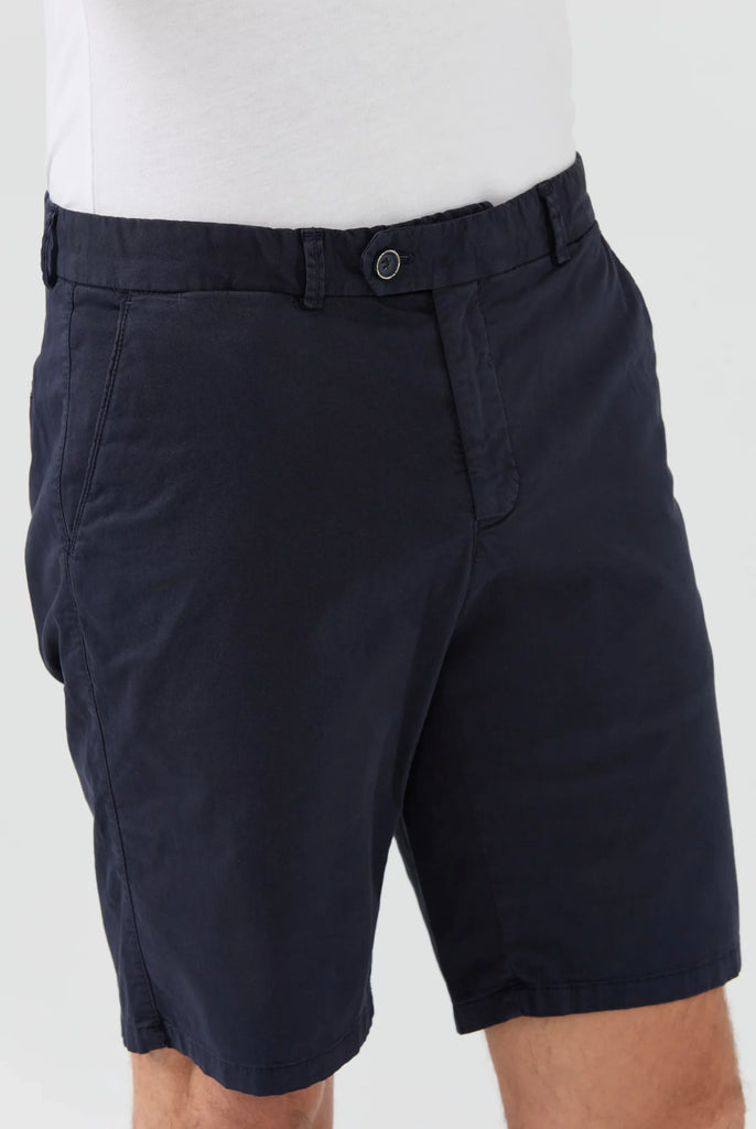 Marco Frank - Barnett: Short Chino Coupe Classique - Bleu Marine