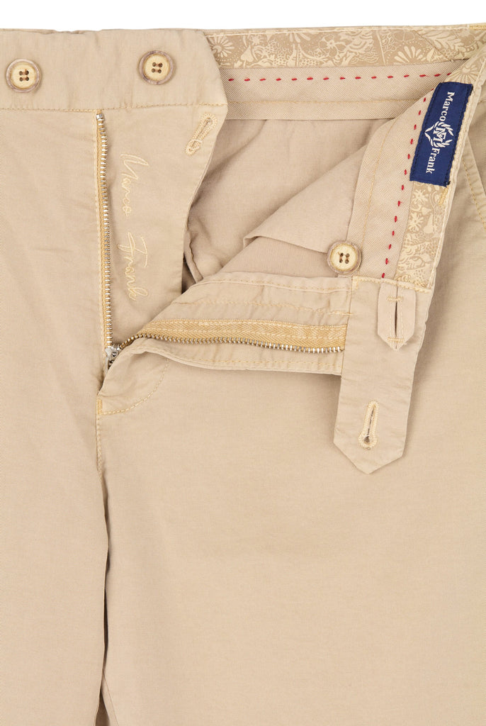 Marco Frank - Barnett: Short Chino Coupe Classique - Beige
