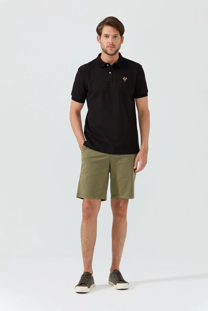 Marco Frank - Barnett: Short Chino Coupe Classique - Khaki