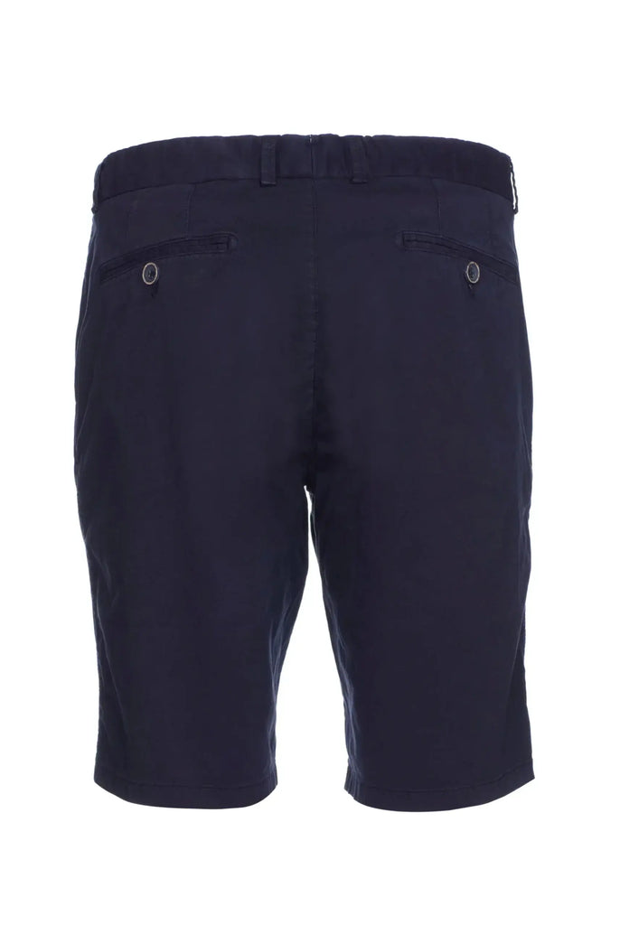 Marco Frank - Barnett: Short Chino Coupe Classique - Bleu Marine