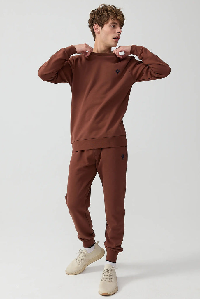 Lemaire: Pantalon de Survêtement Avec Logo de Coq Emblématique Brodé - Marco Frank