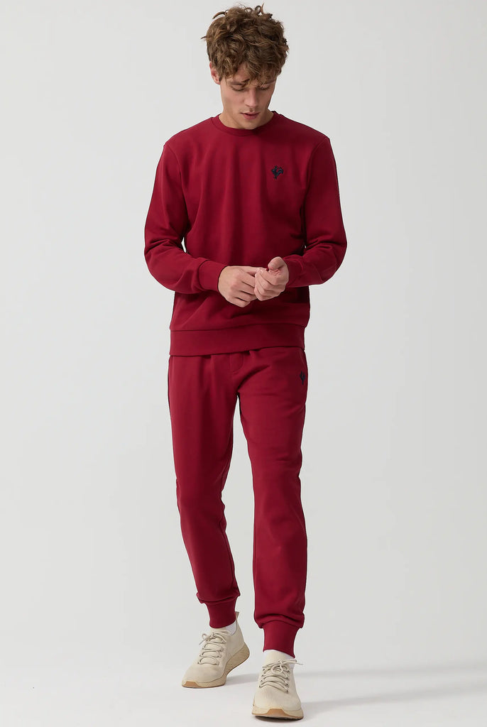 Lemaire: Pantalon de Survêtement Avec Logo de Coq Emblématique Brodé - Marco Frank