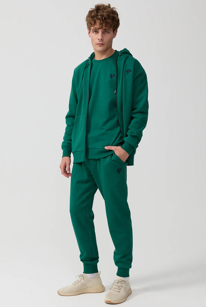 Lemaire: Pantalon de Survêtement Avec Logo de Coq Emblématique Brodé - Marco Frank