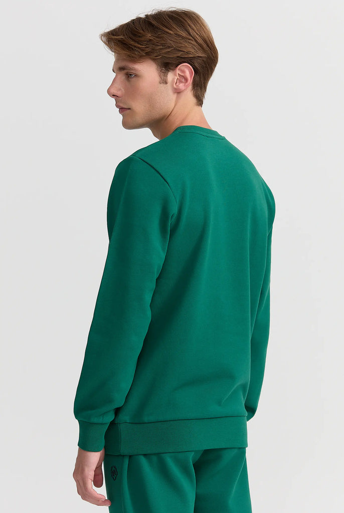 Marco Frank - Faure: Sweat Avec Logo Emblématique - Vert