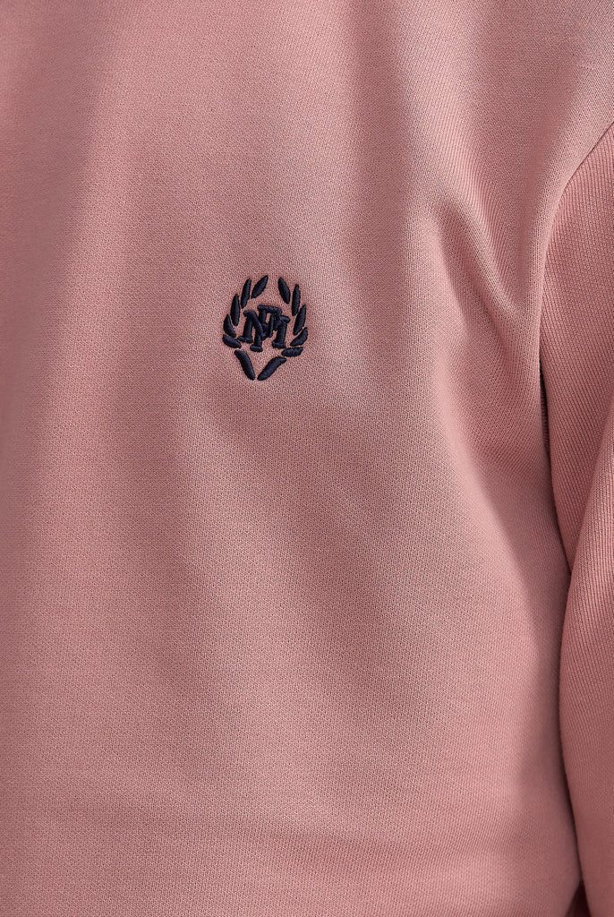 Marco Frank - Faure: Sweat Avec Logo Emblématique - Rose