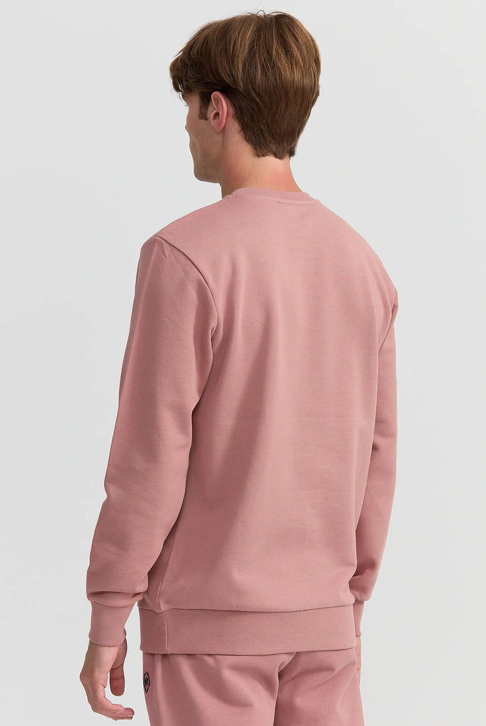 Marco Frank - Faure: Sweat Avec Logo Emblématique - Rose