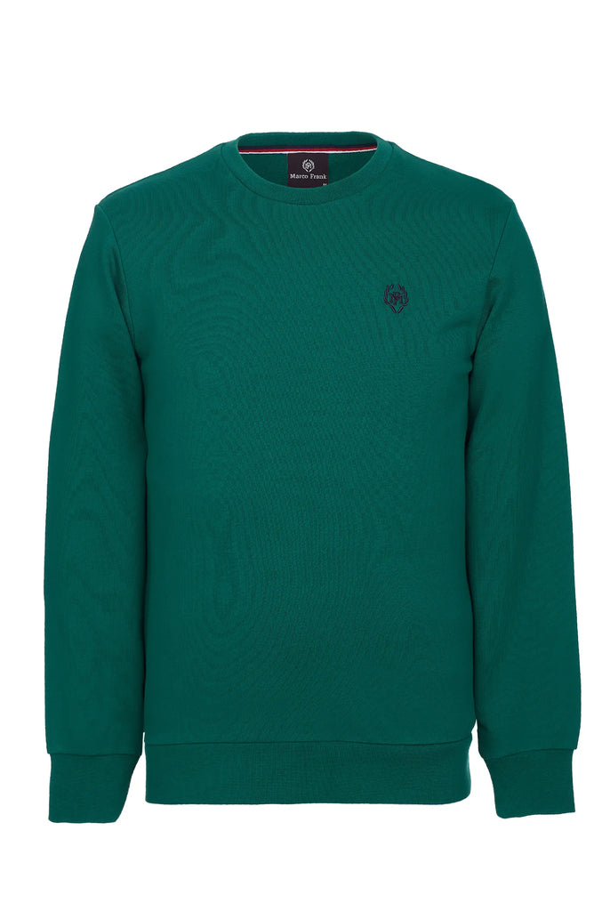 Marco Frank - Faure: Sweat Avec Logo Emblématique - Vert
