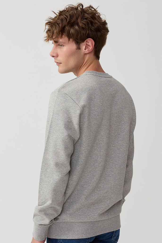 Marco Frank - Faure: Sweat Avec Logo Emblématique - Gris