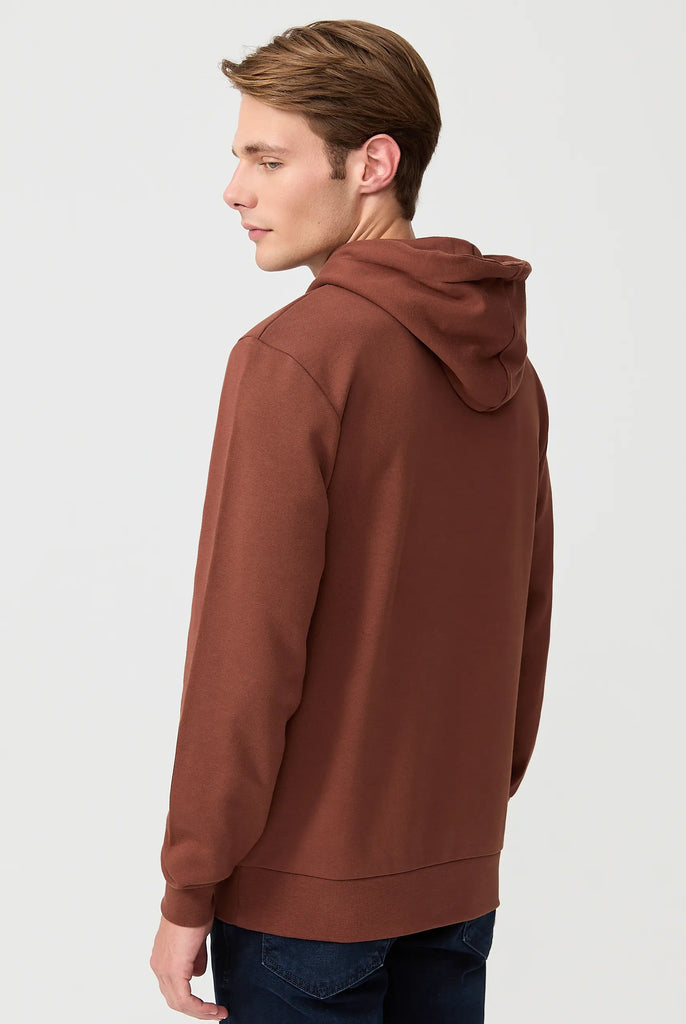 Matisse: Sweat Capuche Avec Drapeau Style Nautique Brodé - Marco Frank