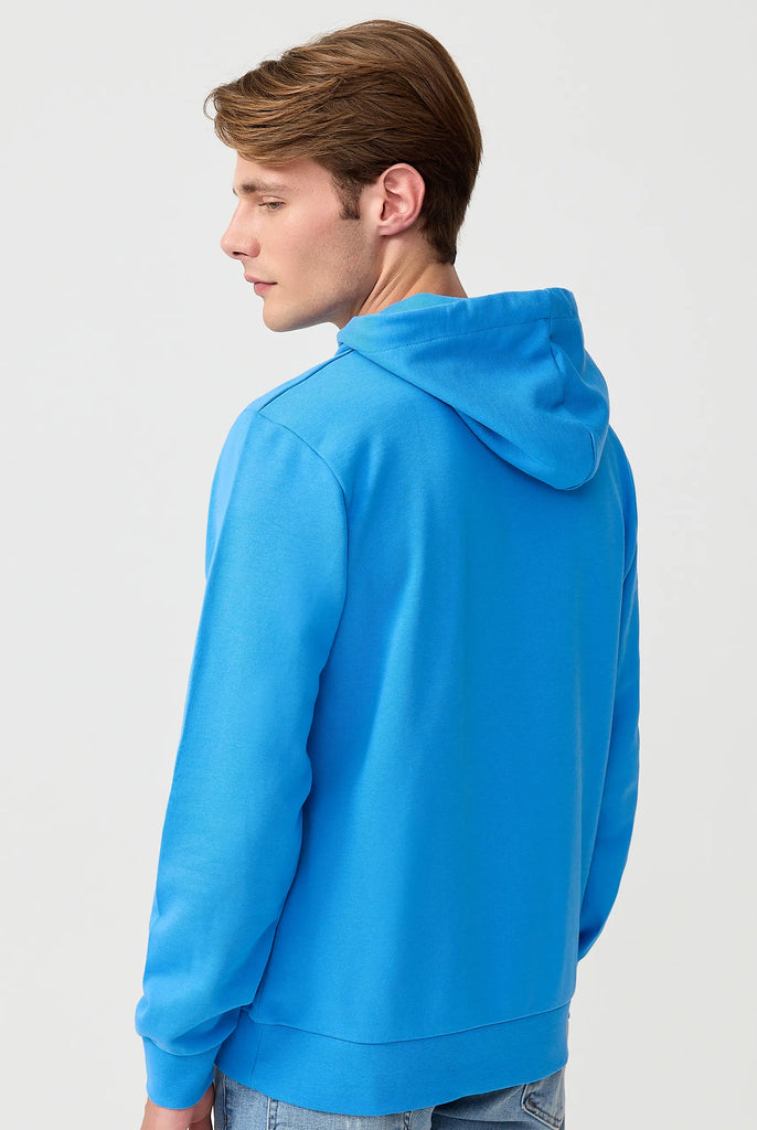 Matisse: Sweat Capuche Avec Drapeau Style Nautique Brodé - Marco Frank