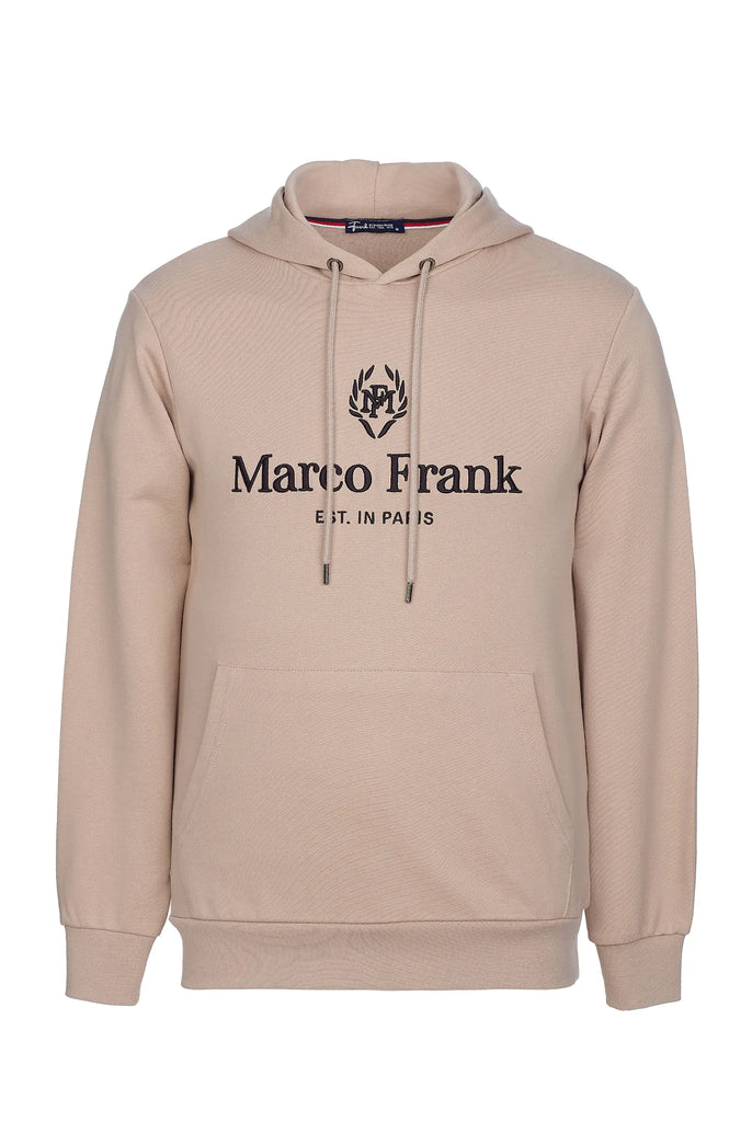 Moreau: Sweat Capuche Avec Logo Brodé - Marco Frank
