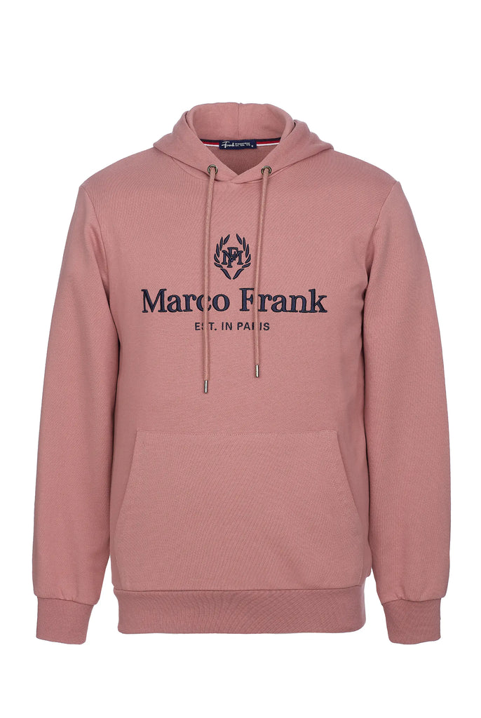 Moreau: Sweat Capuche Avec Logo Brodé - Marco Frank