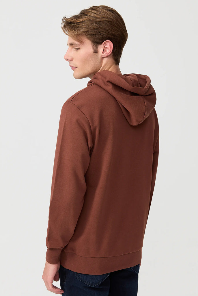 Moreau: Sweat Capuche Avec Logo Brodé - Marco Frank