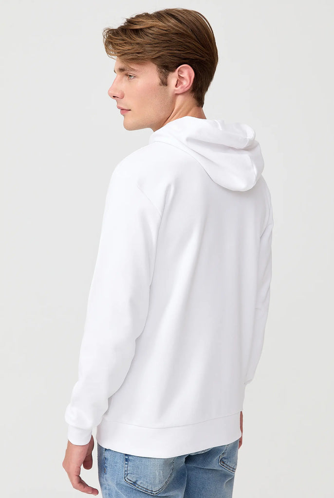 Moreau: Sweat Capuche Avec Logo Brodé - Marco Frank